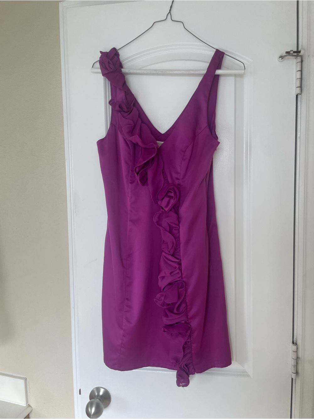 Vintage Arden B Ruffle Dress in purple